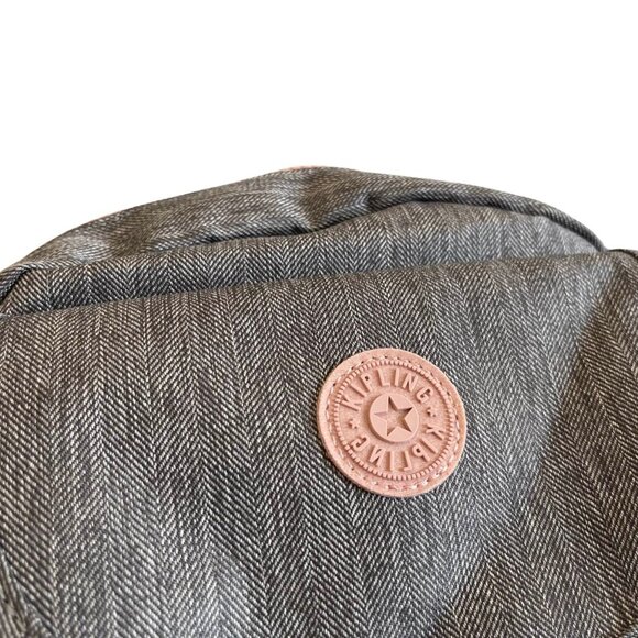 reduced vintage Kipling stemla brand new crossbody bag grey pink - Picture 5 of 9